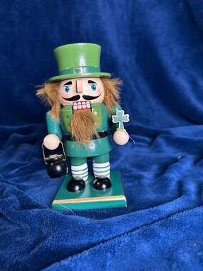 December Home 7" Leprechaun Nutcracker St. Patrick's Day Decor